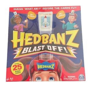 NEW Spin Master Games Hedbanz Blast Off Board Game
